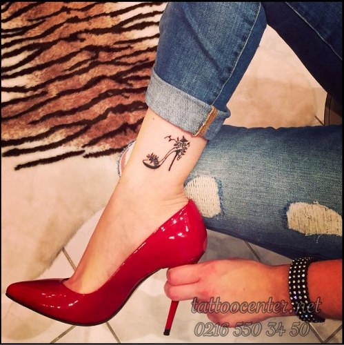 Topuklu Ayakkabı Dövme modelleri - Shoes Tattoo